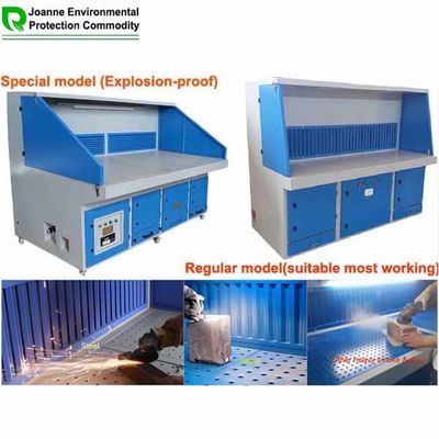 Goede prijs. 75 DB Downndraft Bench 900 CFM -4700 CFM Airflow Steel Houtbewerking Downdraft Table online